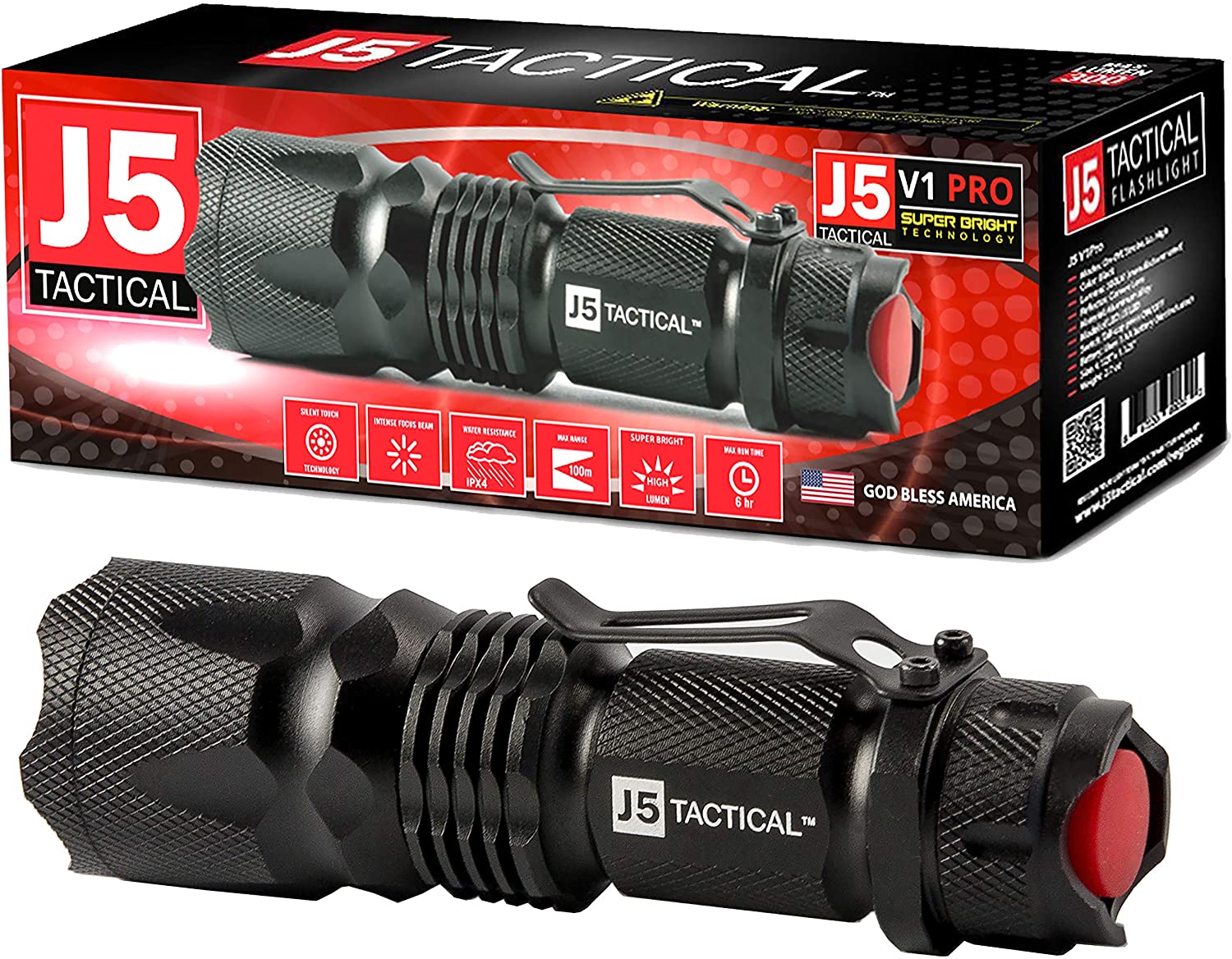 J5 Tactical V1 Pro Tactical Flashlight Review